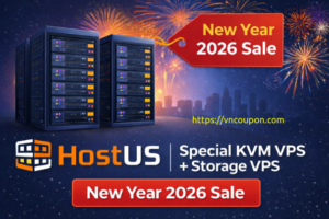[New Year 2026 Sale] HostUS – 特价机 KVM VPS + Storage VPS 最低 $18每年