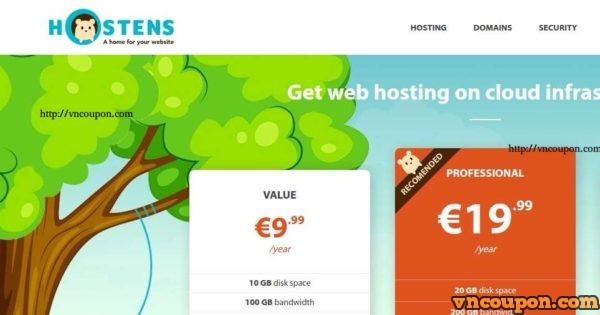 Hostens.eu - 虚拟主机 最低 €9.99每年 & VPS 最低 $1.99每月 in Europe