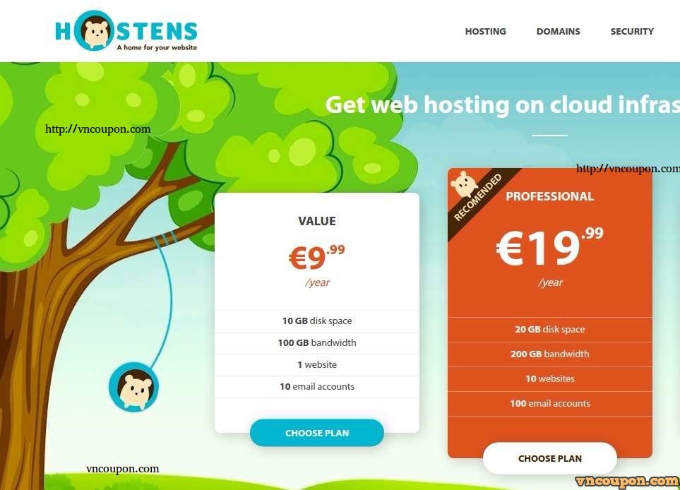 Hostens.eu – 虚拟主机 最低 €9.99每年 & VPS 最低 $1.99每月 in Europe