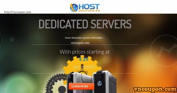 HostSolutions.ro - 优惠50% Budget Servers for life 最低 14.5 euro每月