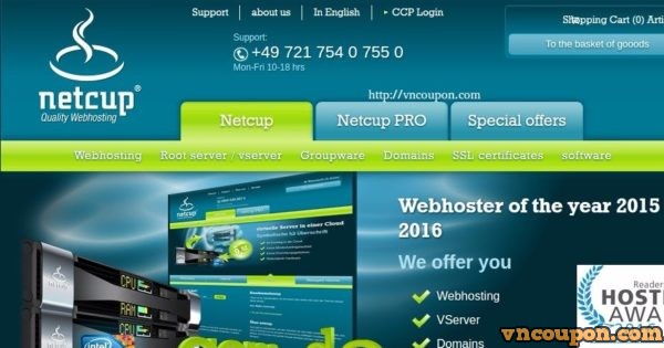 [Flash Sale] Netcup.de 提供 33%折扣 on the Root Server, vServer & Storage Server