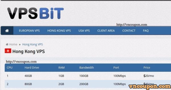 VPSBit.com - 350GB 硬盘容量 香港 特价机 VPS 仅 $7每月