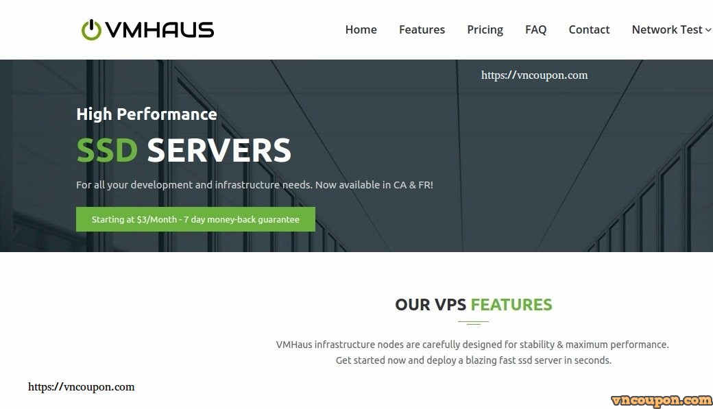 VMHaus – NVMe KVM VPS Promo 最低 $15每年