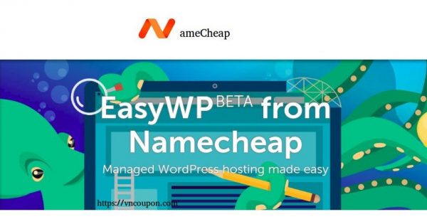 EasyWP - Managed WordPress by Namecheap - 节省 50% on 首年