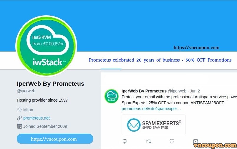 Prometeus celebrated 20 years of business – two new services、an 优惠50% Exclusive 优惠信息
