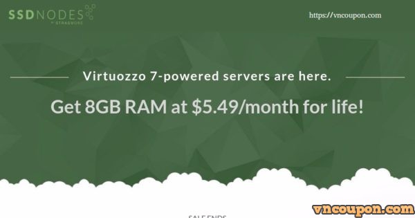 SSD Nodes - Virtuozzo 7-Powered Servers - Get 8GB内存at $5.49每月 for life! Full Docker support