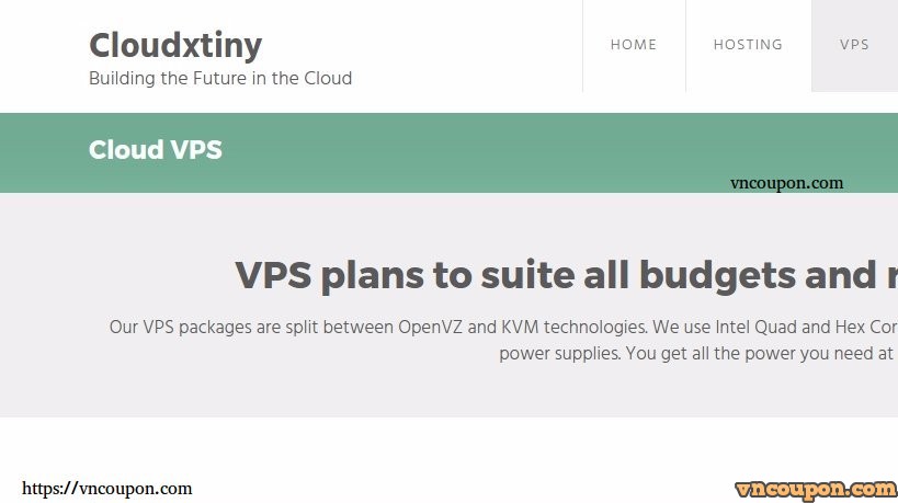 Cloudxtiny – 廉价VPS 3.00英镑每年, 1TB HDD KVM VPS 5英镑每月