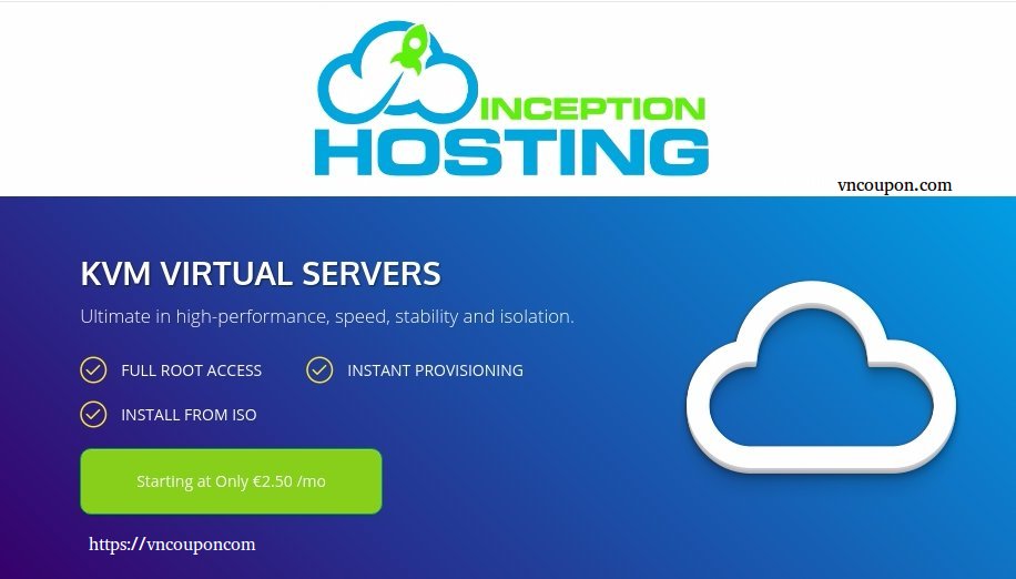 Inception Hosting – UK Pure NVMe SSD – 10x faster than standard disks
