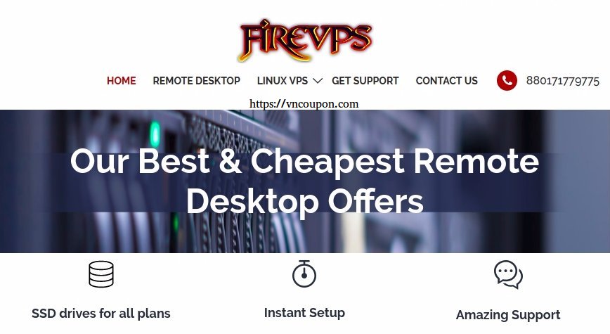 FireVPS – 优惠50% Dedicated Windows RDP Promo