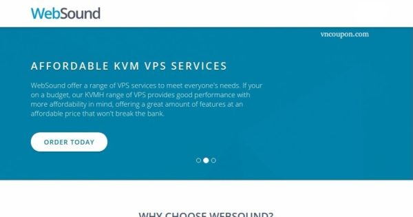 WebSound - 50%  Off Semi-Dedicated KVM VDS - DDoS防护 - 洛杉矶 & Netherlands位置