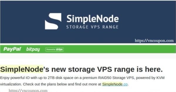 Introducing SimpleNode's Storage VPS Range - 400GB RAID50 Disk $7每月