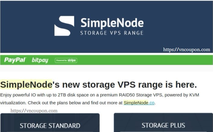 Introducing SimpleNode’s Storage VPS Range – 400GB RAID50 Disk $7每月