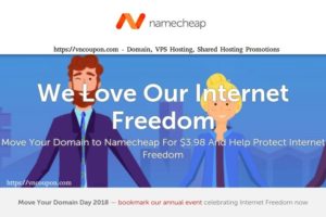 [Move Your 域名 Day 2018] Namecheap – 域名 流量 仅 $3.98