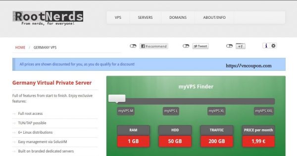 RootNerds - 欧洲VPS & Reseller VPS 最低 €1.99每月