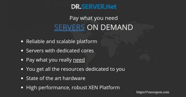 drServer.net - 特价机 Atom 独服 仅 $16每月 永久折扣