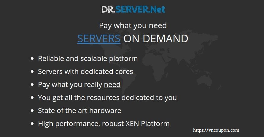 drServer.net – 特价机 Atom 独服 仅 $16每月 永久折扣