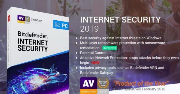 Bitdefender Internet Security 2019 - Get 6 Months 免费- 限时 offer