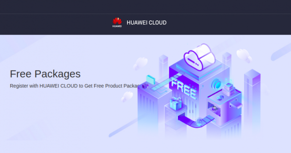 Huawei Cloud - 免费云服务器 for 首年