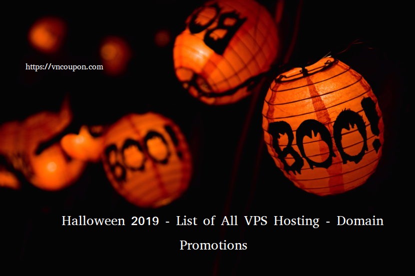 [Halloween 2019] – 【汇总】VPS, 虚拟主机 & 域名 优惠券!