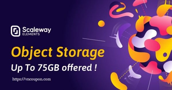 Scaleway Object Storage - The First 75 GB Storage are offered! afterward it is 仅 €0.01GB每月