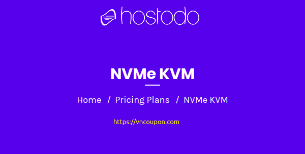 Hostodo - NVMe KVM VPS 最低 $20每年 - 优惠25% extra - 免费DirectAdmin