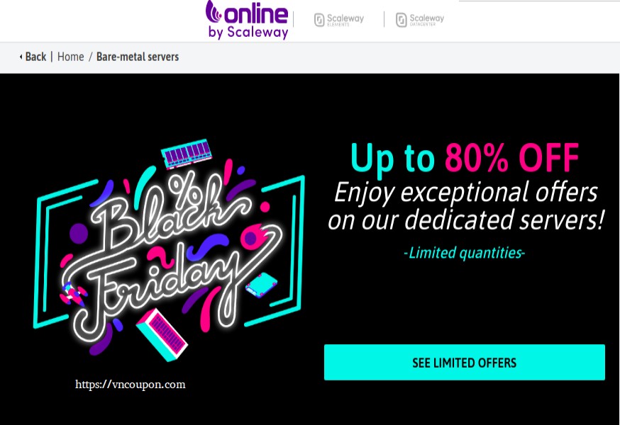 [黑色星期五 2019] Online.net – Deals 最高优惠80%