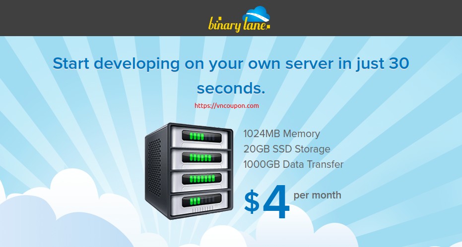 BinaryLane – Australian KVM VPS service 最低 AU$4每月