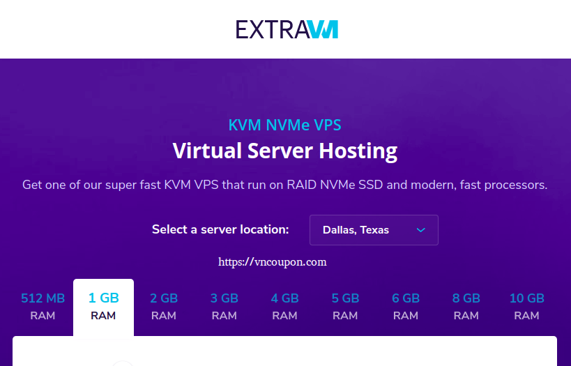 ExtraVM – Ryzen KVM VPS 最低 $5每月 in Moscow, Russia