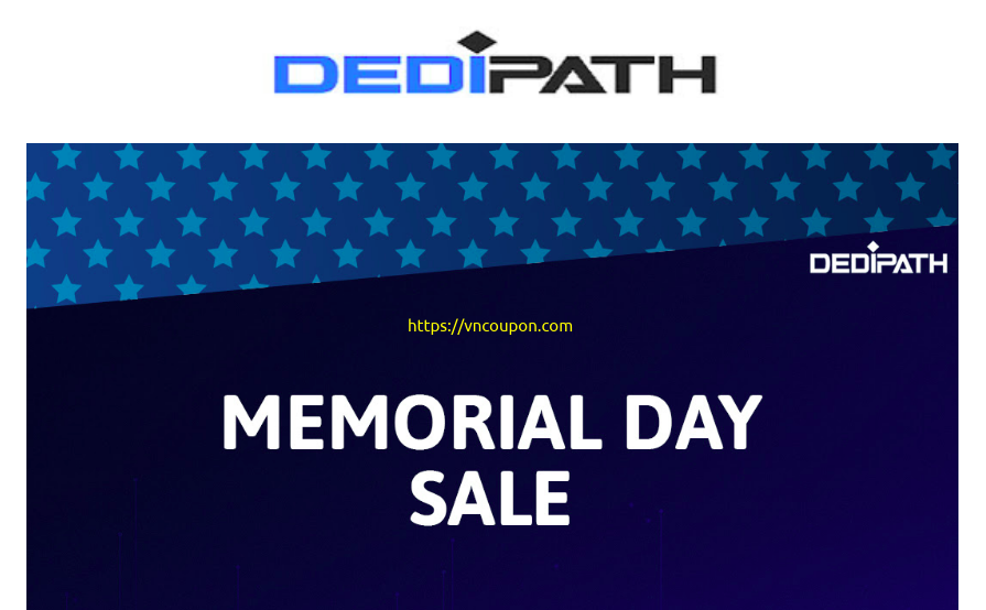 [夏季Sale] DediPath – Last Chance To Save Big – 优惠50% 永久 On All Services