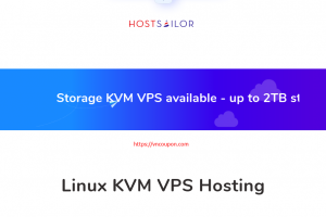 HostSailor – 特价机 KVM & XEN VPS 最低 $1每月
