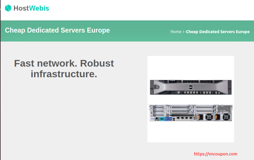 HostWebis – Cheap 独服 in France 仅 $39,19每月