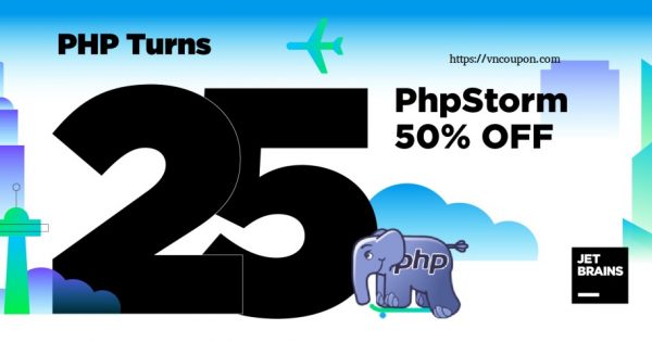 [Happy birthday PHP] PhpStorm is 优惠50% for the next 50 hours