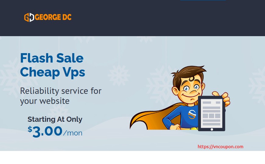 [Flash Sale] George Datacenter – 特价机 VMware VPS 最低 $7每月 (2GB RAM) in 4 US位置