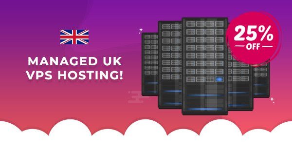 eUKhost - Managed VPS 最低 15.59英镑每月 - Hot deals today GET 优惠25%!