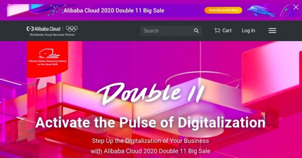 [11.11 Deals] Alibaba Cloud 2020 Double 11 Big Sale - Register、Receive $ 50 优惠券 - 优惠50% on top-selling products