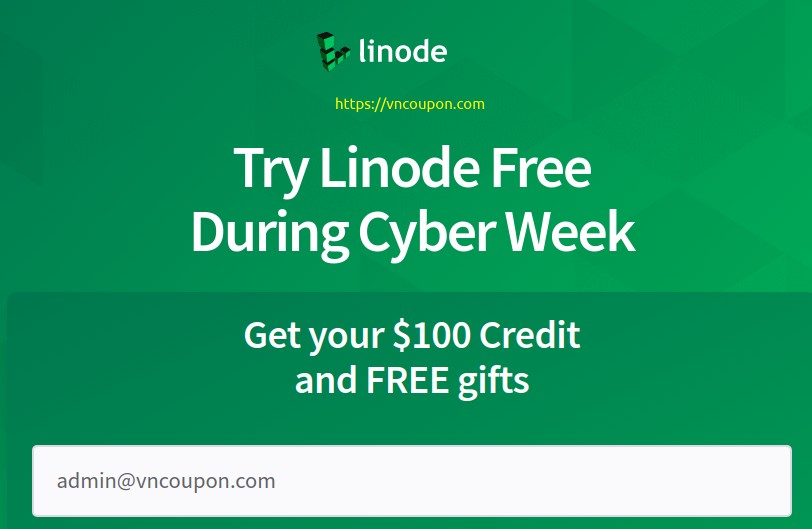 [黑色星期五 2020] Linode Cyber Week Deals – Get your $100 Credit、免费gifts
