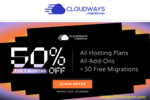 [黑色星期五 2025] Cloudways – 优惠50% for 3 Months on all 云服务器套餐