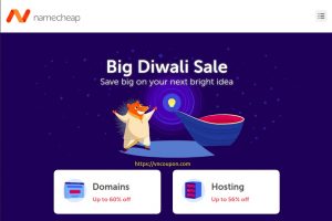[Big Diwali Sale] Namecheap – 节省 优惠60% on your new .IN this Diwali, plus 续费& 流量 for less