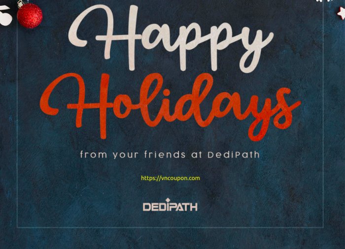 [New Year 2021] DediPath圣诞节 + New Year Specials – 优惠45% VPS 最低 $11每年