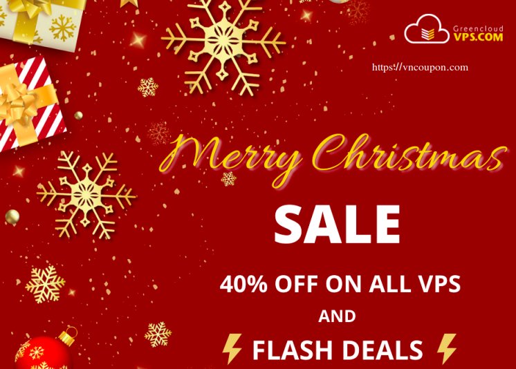 GreenCloudVPS Holiday Sale – 优惠40% on All VPS – 特价机 Ryzen VPS 最低 $30每年