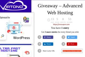 Your chance to grab a 免费Hosting with Virtono