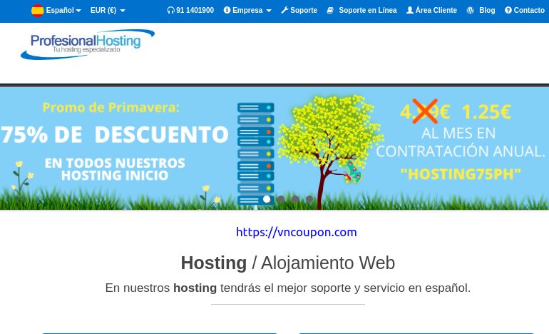 [Spring Sale] ProfesionalHosting – 最高优惠75% Shared & VPS