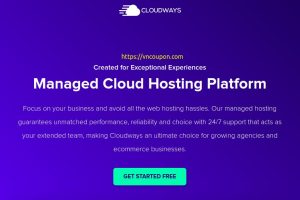 Cloudways 优惠券 on 一月2022 – 优惠30% 优惠券, $30 USD 免费Credits