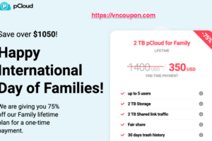 pCloud 特价机 Family Day Deal! 优惠75% Cloud Storage