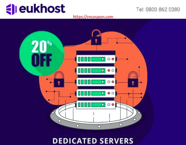 eUKhost – 优惠20% Managed 独服 最低 69.96英镑每月
