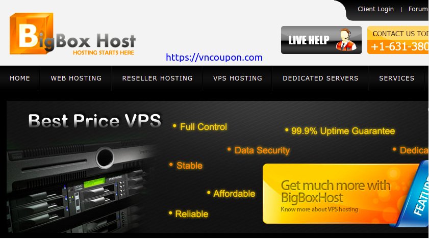 BigBoxHost – OpenVZ VPS 最低 $15每年 – KVM VPS 最低 $4.50每月 – Get at more折扣ed price on annual signups