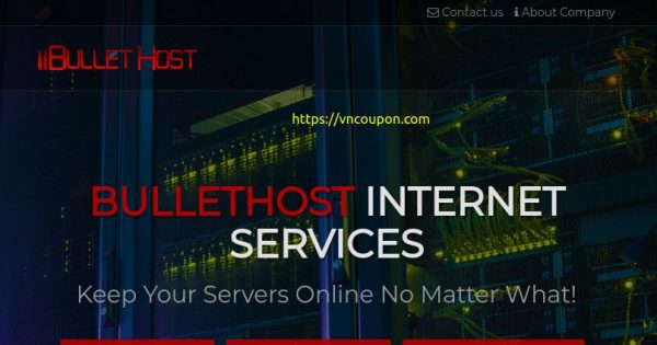 Bullethost – Save 最高优惠20% 虚拟主机, VPS, RDP Services!