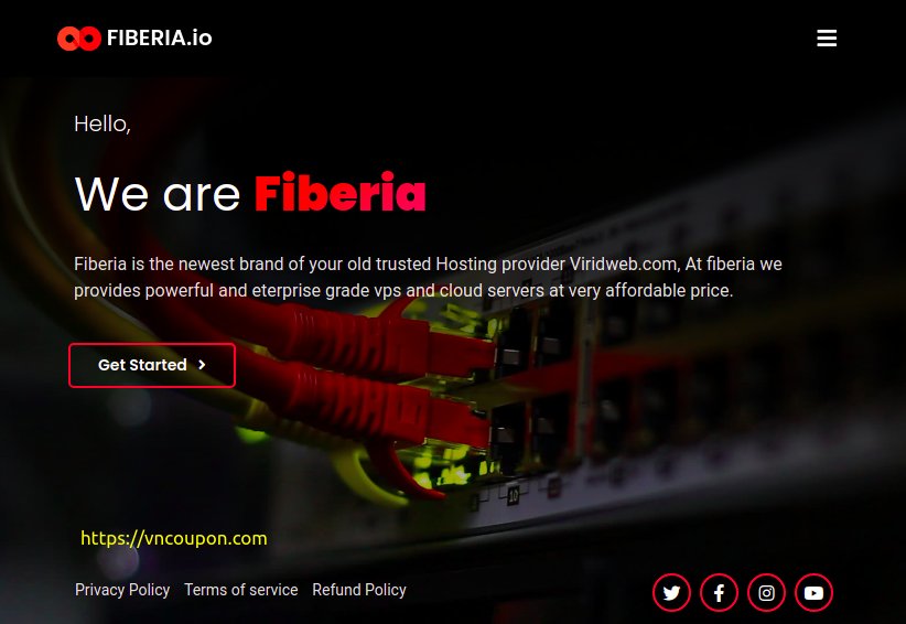 Fiberia.io by Viridweb – 优惠50% VPS