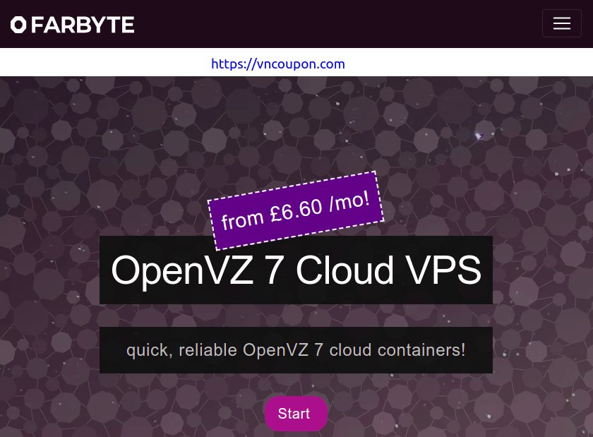 Farbyte – Cheap Managed Cloud VPS 最低 6.60英镑每月