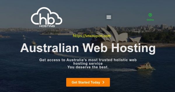 HBHosting - 优惠35% Australian 虚拟主机 最低 $3.90 AUD每月